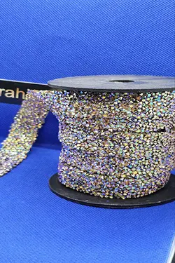 نوار دون پاش دو سانتی رنگ طلایی هفت رنگ