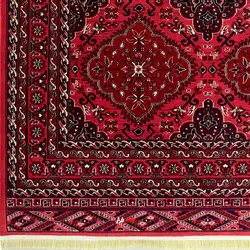 گبه ماشینی مدل ساتراپی کد 1.00094 زمینه لاکی - فروشگاه قصر فرش