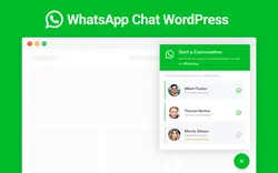 افزونه WhatsApp Chat (واتس آپ چت) افزونه پشتیبانی و چت وردپرس