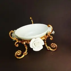 جا صابون رومیزی مدل رز