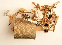 آویز دستمال مدل رز پلاس