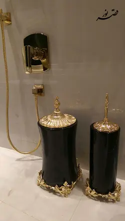 سطل و شویه با سنگ و برنز