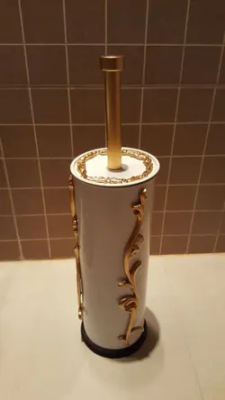 سظل و شویه استیل با برنز