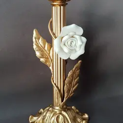 شمعدان رومیزی تک گل