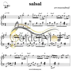 نت پیانو آهنگ سال سال از هایده به همراه آکورد (ویژه نوروز)