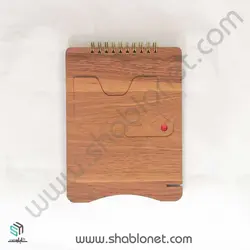 طرح لیزری تقویم رومیزی