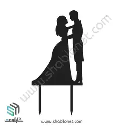 طرح لیزری تاپر کیک عروسی