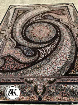خرید فرش 700 شانه کهکشان سرمه‌ای