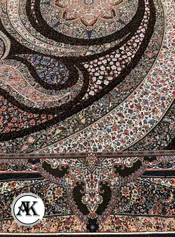خرید فرش 700 شانه کهکشان سرمه‌ای