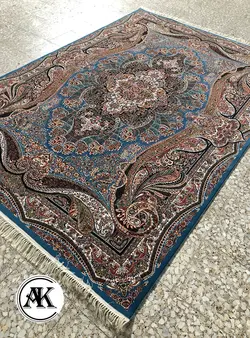خرید فرش 700 شانه آبتین آبی