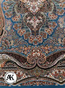 خرید فرش 700 شانه آبتین آبی