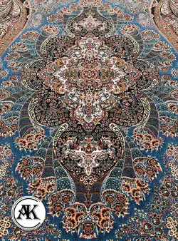 خرید فرش 700 شانه آبتین آبی