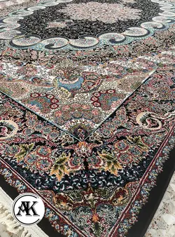 خرید فرش 700 شانه شقایق سرمه‌ای