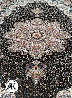 خرید فرش 700 شانه شقایق سرمه‌ای