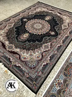 خرید فرش اکریلیک 700 شانه آریا‌مهر سرمه‌ای