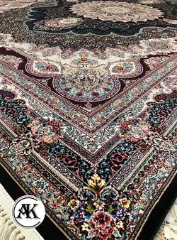خرید فرش اکریلیک 700 شانه آریا‌مهر سرمه‌ای
