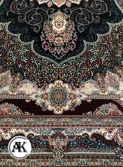 خرید فرش اکریلیک 700 شانه آریا‌مهر سرمه‌ای