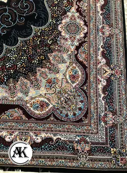 خرید فرش اکریلیک 700 شانه آریا‌مهر سرمه‌ای
