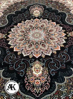 خرید فرش اکریلیک 700 شانه آریا‌مهر سرمه‌ای