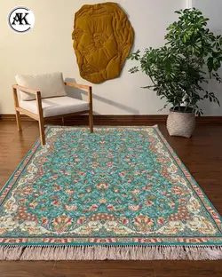 خرید فرش اکریلیک 700 شانه الماس آبی