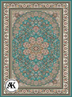 خرید فرش اکریلیک 700 شانه میخک آبی
