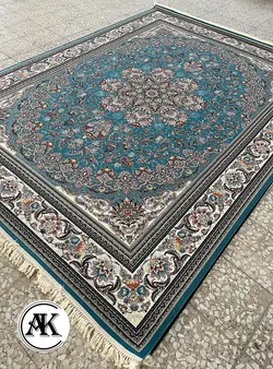 خرید فرش اکریلیک 700 شانه میخک آبی
