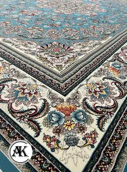 خرید فرش اکریلیک 700 شانه میخک آبی