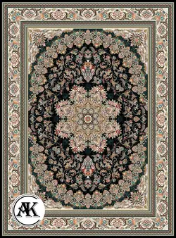 خرید فرش اکریلیک 700 شانه میخک سرمه‌ای