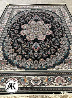 خرید فرش اکریلیک 700 شانه میخک سرمه‌ای