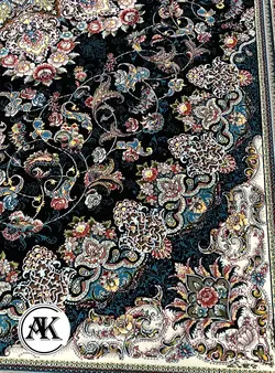 خرید فرش اکریلیک 700 شانه میخک سرمه‌ای