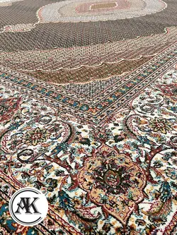 خرید فرش 700 شانه ماهی اصیل سرمه‌ای