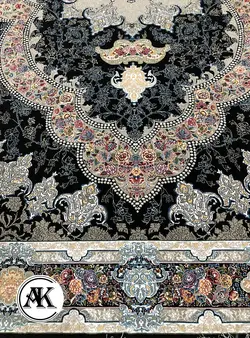 خرید فرش اکریلیک 700 شانه آروانا سرمه‌ای