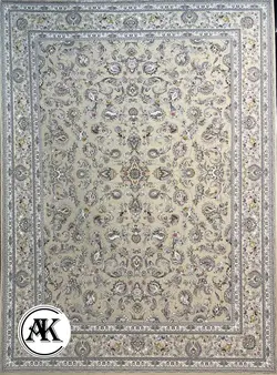 فرش 1200 شانه بنفشه بژ