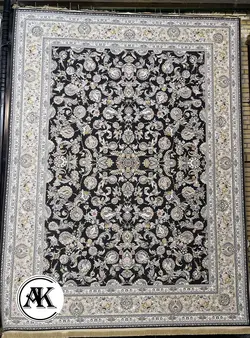 فرش 1200 شانه بنفشه زغالی