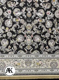 فرش 1200 شانه بنفشه زغالی