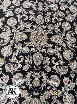 فرش 1200 شانه بنفشه زغالی