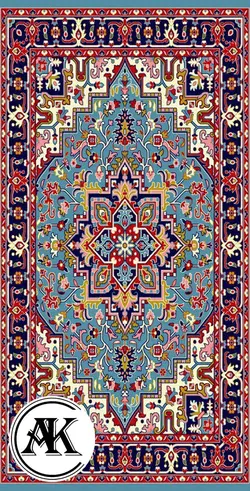 خرید گبه ماشینی کد 12 آبی