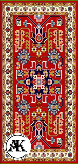 خرید گبه ماشینی کد 17 لاکی
