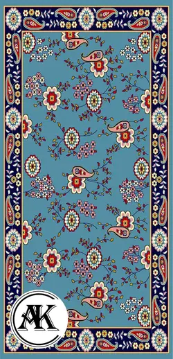 خرید گبه ماشینی کد 20 آبی