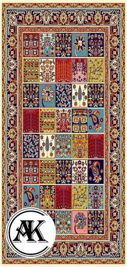 خرید گبه ماشینی کد 21 کرم