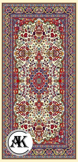 خرید گبه ماشینی کد 38 کرم
