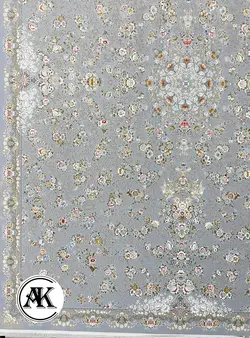فرش 1200 شانه باغ گل الماسی گل‌برجسته