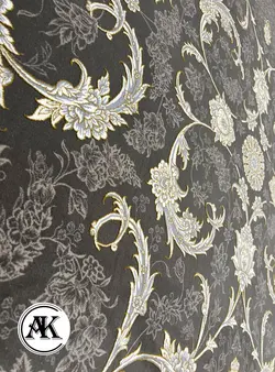 فرش 1200 شانه صدف متالیک گل‌برجسته