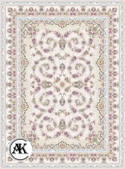 خرید فرش 700 شانه افشان روژا کرم