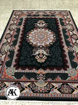 خرید فرش 700 شانه الیسا سرمه‌ای