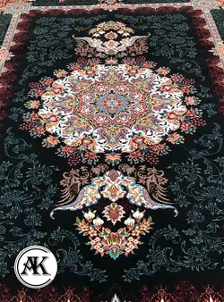 خرید فرش 700 شانه الیسا سرمه‌ای