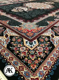 خرید فرش 700 شانه الیسا سرمه‌ای
