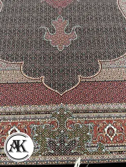 خرید فرش 700 شانه شاه ماهی سرمه ای