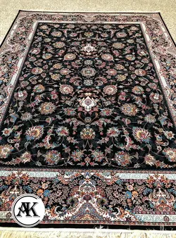 خرید فرش 700 شانه دلربا سرمه‌ای