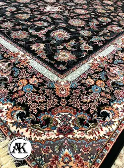 خرید فرش 700 شانه دلربا سرمه‌ای